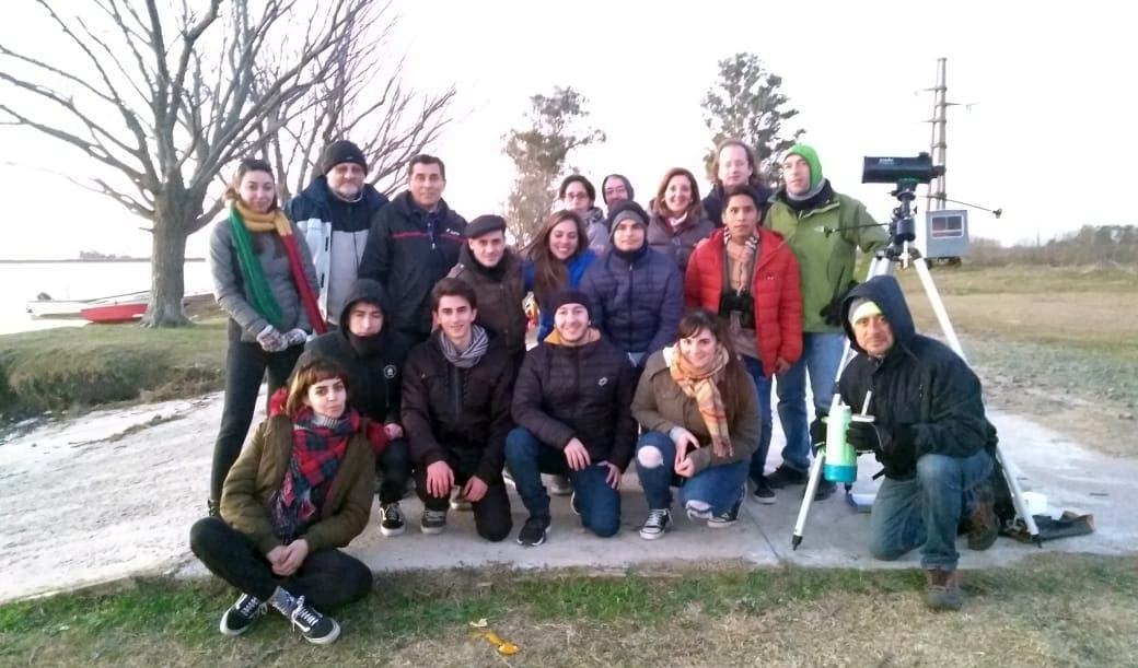 Con amigos de profesorados zona sur